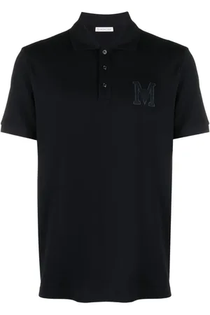 Moncler Poloshirt mit Logo-Patch