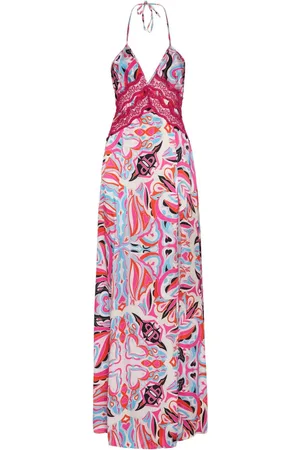 Philipp Plein Maxikleid mit abstraktem Print