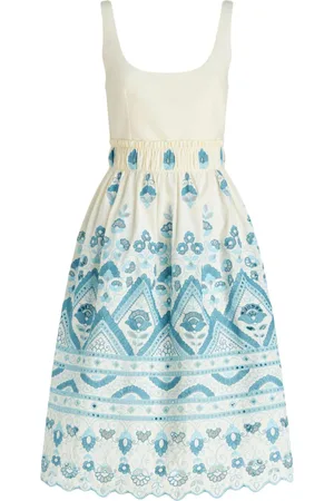 Etro Kleid mit Lochstickerei
