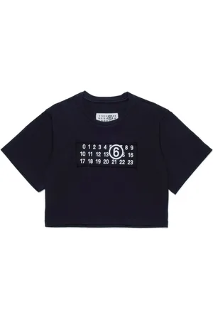 Maison Margiela T-Shirt mit Logo-Applikation