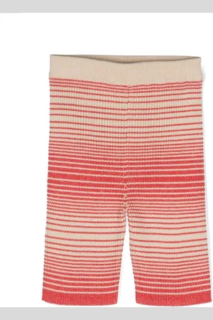 Gucci Gestreifte Ripp-Shorts mit Logo-Patch