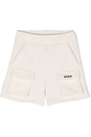 Msgm Cargo-Shorts mit Logo-Stickerei