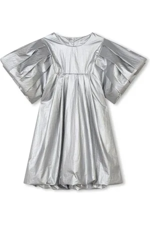 Marc Jacobs Kurzärmeliges Kleid mit Metallic-Finish