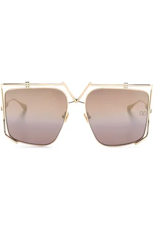 VALENTINO GARAVANI V-light Sonnenbrille mit Oversized-Gestell