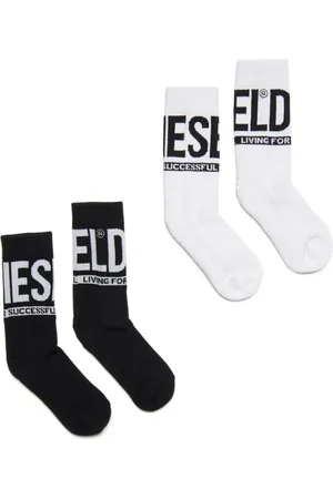 Diesel 2er-Pack Intarsien-Socken mit Logo
