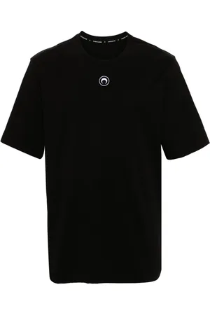 Marine Serre Sichelmond-T-Shirt aus Bio-Baumwolle
