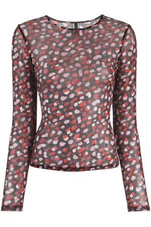 Cynthia Rowley Langarmshirt mit grafischem Print