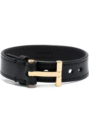 Tom Ford Lederarmband mit T-Scharnier
