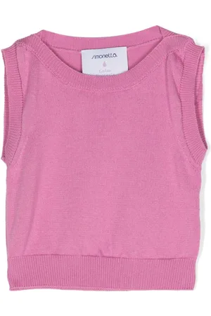 Simonetta Stricktop aus Baumwoll-Kaschmirgemisch