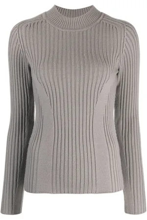 Calvin Klein Gerippter Pullover mit Stehkragen