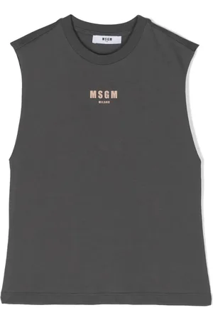 Msgm Ärmelloses T-Shirt mit Print