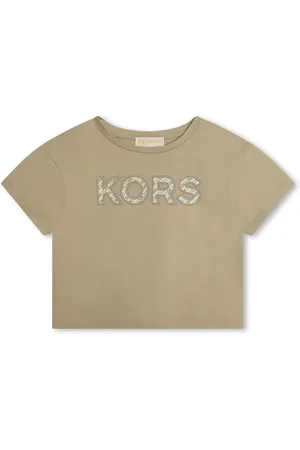 Michael Kors T-Shirt aus Bio-Baumwolle mit Logo-Applikation
