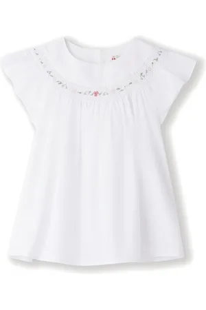 BONPOINT Fillys Bluse mit Blumenstickerei