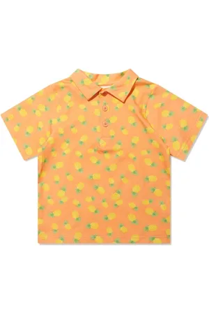 Rachel Riley Poloshirt mit Ananas-Print