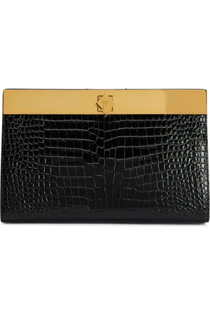 Giuseppe Zanotti Clutch mit Kroko-Effekt