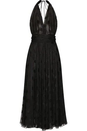 Dolce & Gabbana Midikleid mit DG-Print