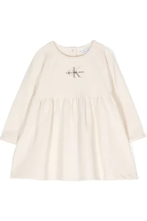 Calvin Klein Langärmeliges Kleid mit Logo-Print