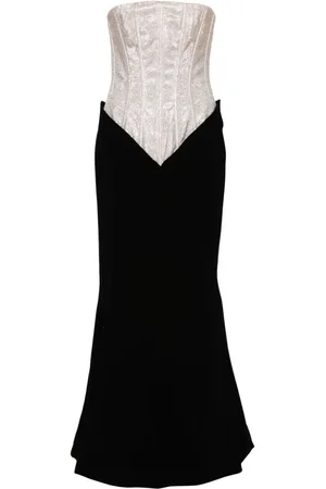 JEAN-LOUIS SABAJI Abendkleid im Glitter-Look