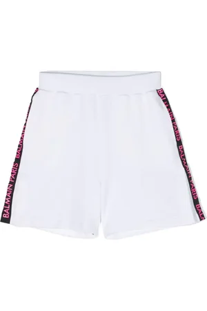 Balmain Shorts mit Logo-Print