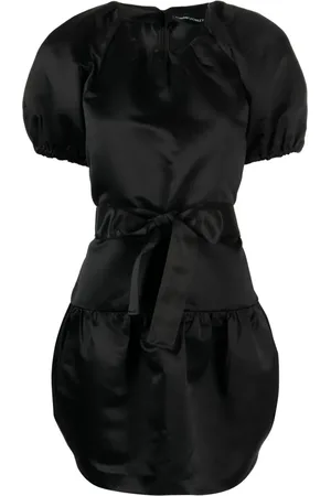 Cynthia Rowley Minikleid aus Satin mit Tulpen-Silhouette