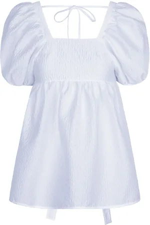 Cecilie Bahnsen Alma Bluse mit Matelassé-Effekt