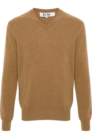 Comme des Garçons Pullover mit Logo-Applikation