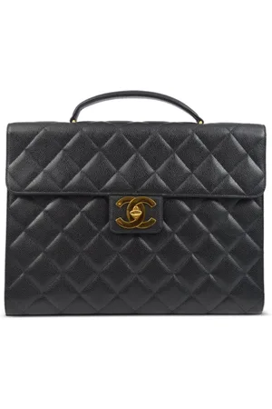 CHANEL 1995 Aktentasche mit CC Lock