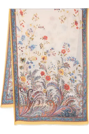 Etro Chiffon-Schal mit Blumen-Print