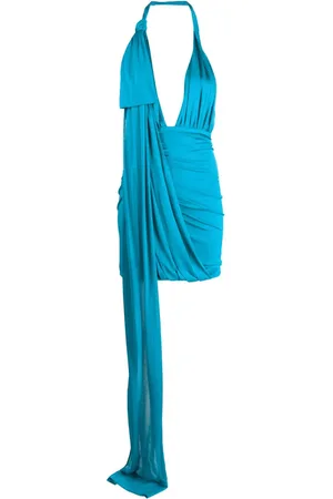 BLUMARINE Gerafftes Neckholder-Kleid