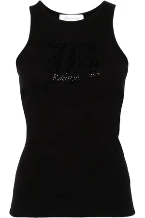 BLUMARINE Geripptes Trägershirt