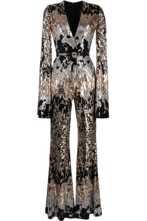 Elie saab Jumpsuit mit Pailletten