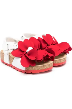MONNALISA Klobige Sandalen mit Blumenapplikation