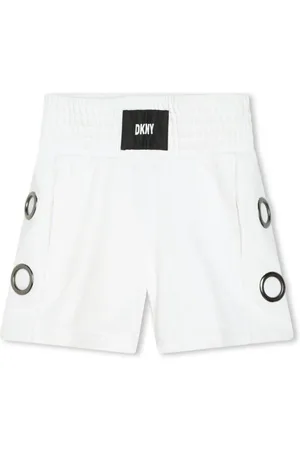 DKNY Shorts mit Logo-Applikation