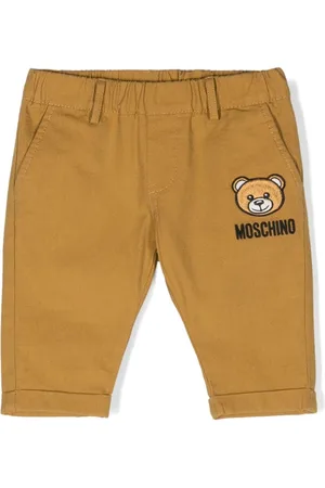 Moschino Halbhohe Chino mit Teddy-Patch