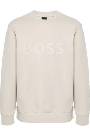HUGO BOSS Sweatshirt mit Logo-Applikation