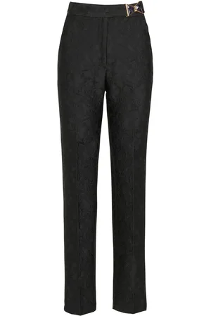 Silvia Tcherassi Orion Jacquard-Hose mit Blumenmuster