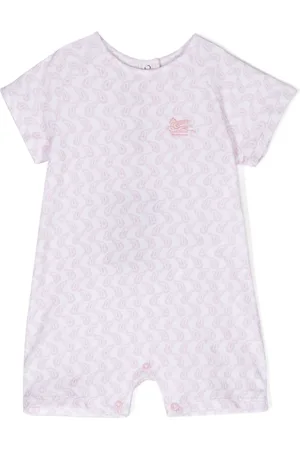 Etro Kurzer Paisley-Strampler mit Pegaso-Motiv