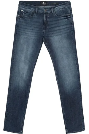 7 for all Mankind Halbhohe Slim-Fit-Jeans