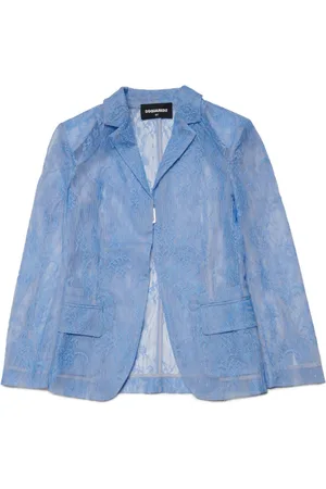Dsquared2 Semi-transparenter Blazer aus Spitze