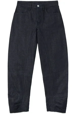 Jil Sander Schmal zulaufende Cropped-Jeans