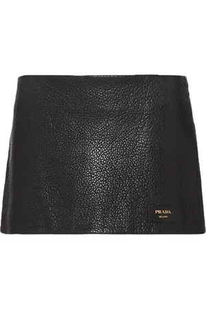 Prada Minirock aus Nappaleder