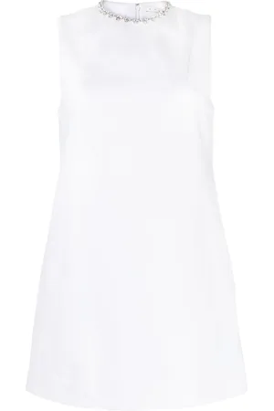 AREA Minikleid mit Kristallverzierung