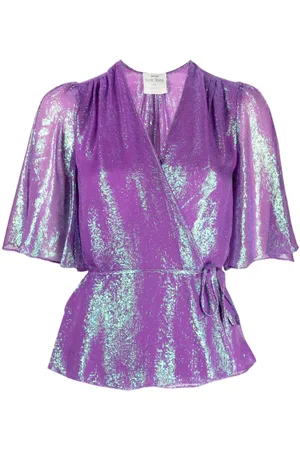 FORTE FORTE Bluse mit V-Ausschnitt