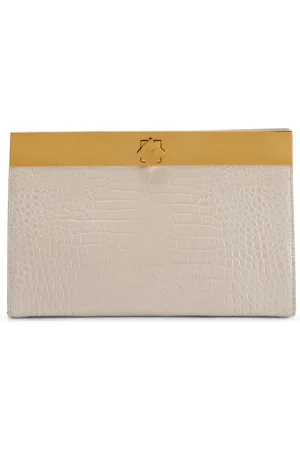 Giuseppe Zanotti Clutch mit Kroko-Effekt