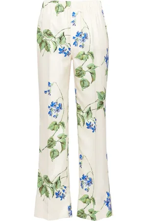 Prada Hose mit Blumen-Print