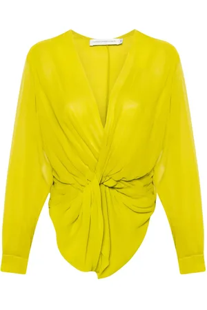 CHRISTOPHER ESBER Springs Seidenbluse mit Knotendetail