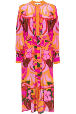Borgo De Nor Camila Midikleid mit Blumen-Print