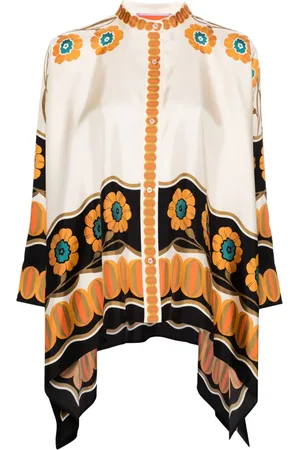 La DoubleJ Daisy Chain Seidenbluse