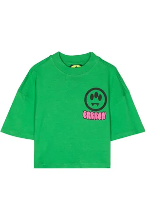 BARROW Cropped-Oberteil mit Logo-Print