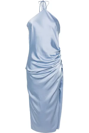 Simkhai Hansel Neckholder-Midikleid aus Satin